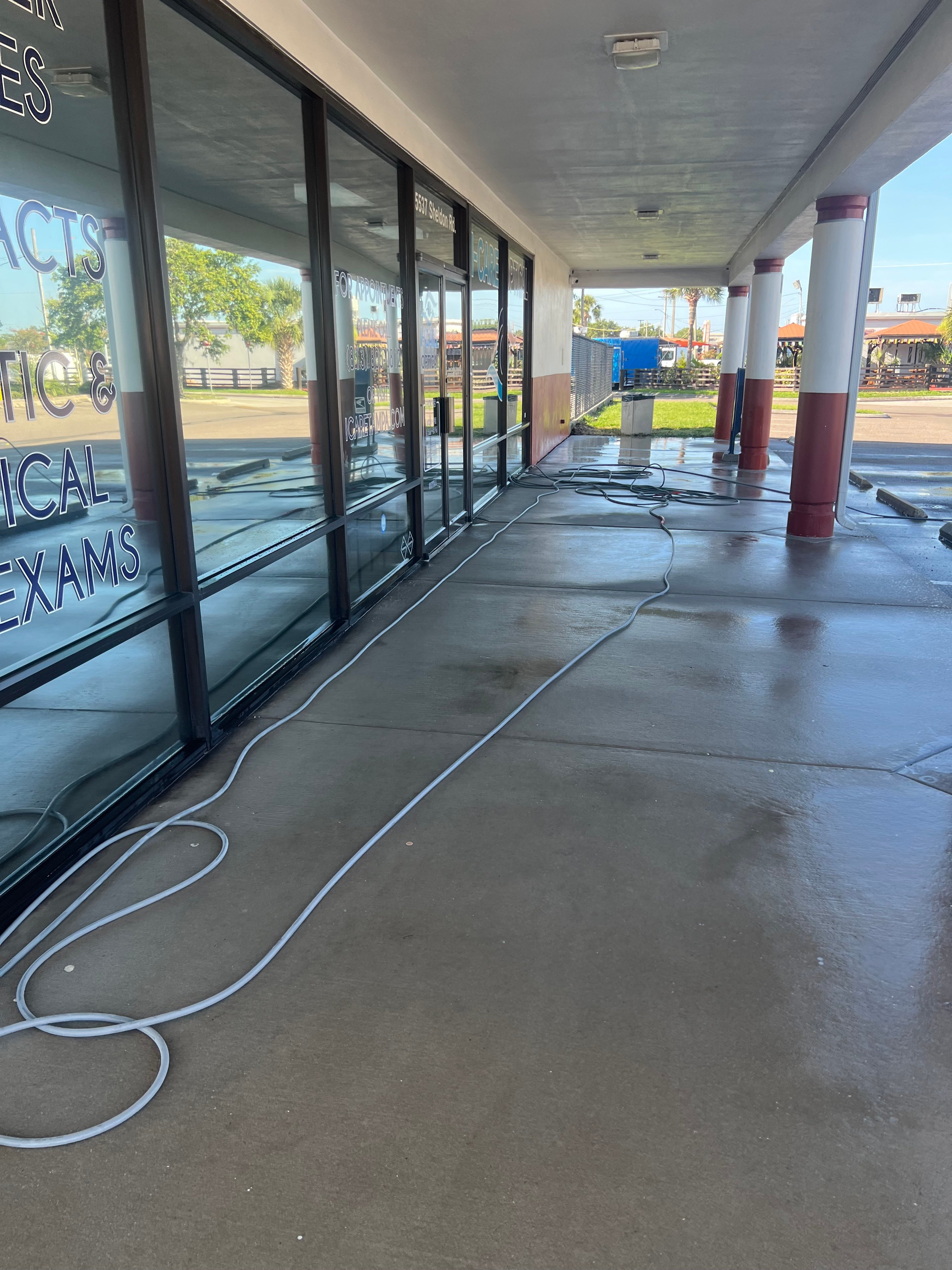 Power washing, Exterior cleaning